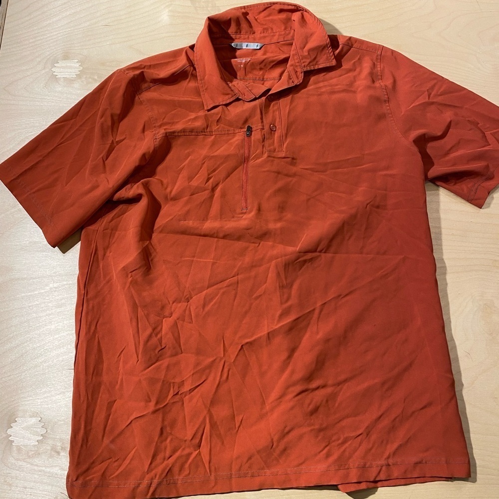 North End Men's Rust Polo Shirt XL (JH)